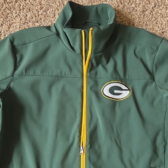 *NEVER WORN* Green Bay Packers Jacket – Men’s Size L – Green & Yellow - Picture 5 of 10